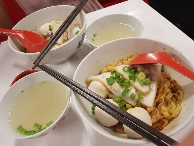 Fishball Noodles - $4
